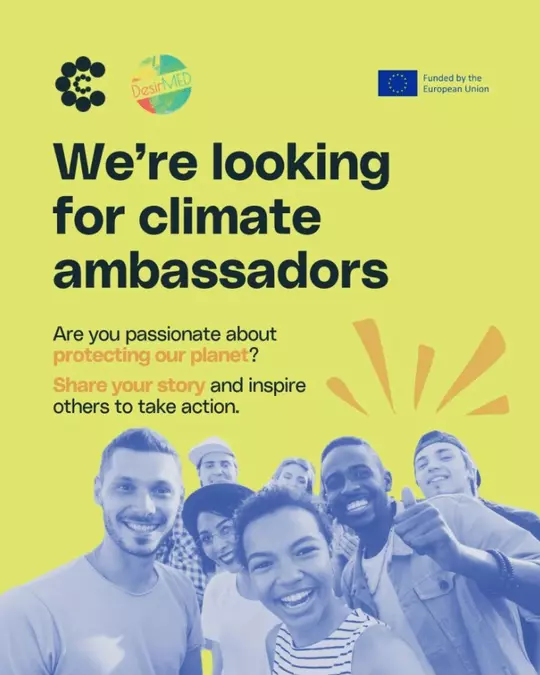 Become a DesirMED Climate Ambassador: Join Europe’s Movement for Climate Resilience and Community-Led Environmental Action