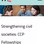 CrossCulture Programme (CCP) Fellowship 2027: Funding, Eligibility and How to Apply
