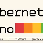 KibernetykMono – A Geometric Monospace Typeface
