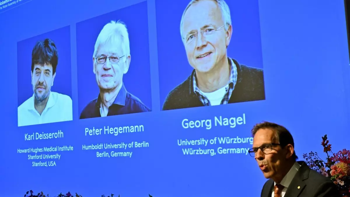🔴 Nobel Prize in Medicine jointly awarded to ​Karl Deisseroth, Peter Hegemann ​and Georg Nagel