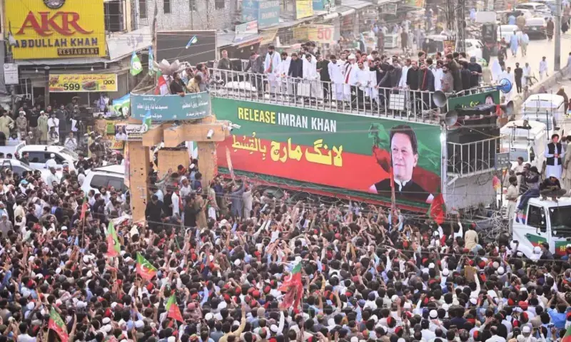 Afridi maintains his stance on counterterrorism policy as PTI long march marks a week