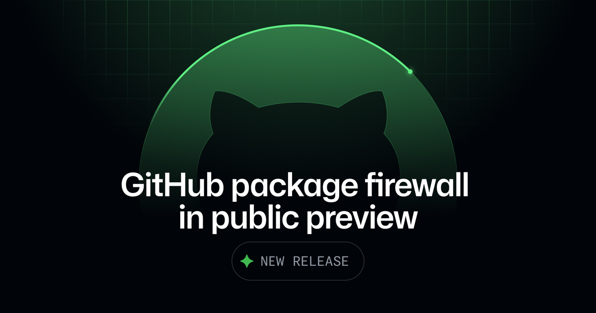 GitHub package firewall
