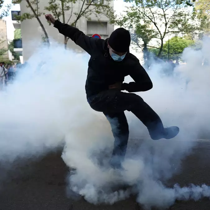 Student Protests Rattle France as Police Clashes Bring Blockades and Tear Gas