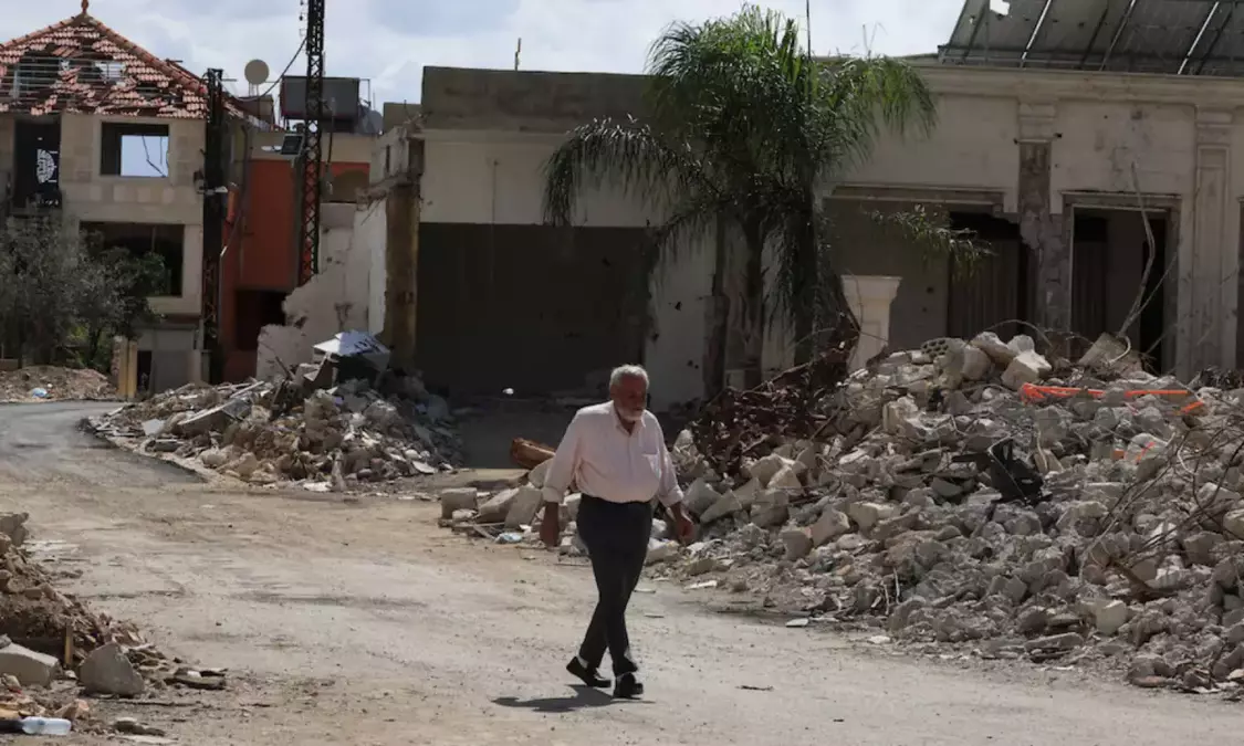 Drones, explosions and soldiers in bulldozers: Surrounded by Israelis in Lebanon's 'model town'
