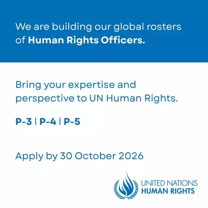 UN Human Rights Officer Jobs 2026: P-3, P-4 and P-5 Opportunities with OHCHR