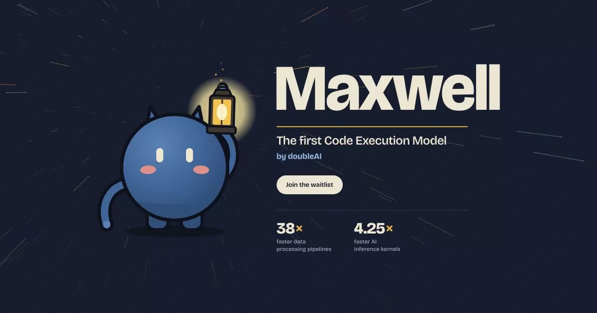 Maxwell: A new kind of model that sits between code and hardware