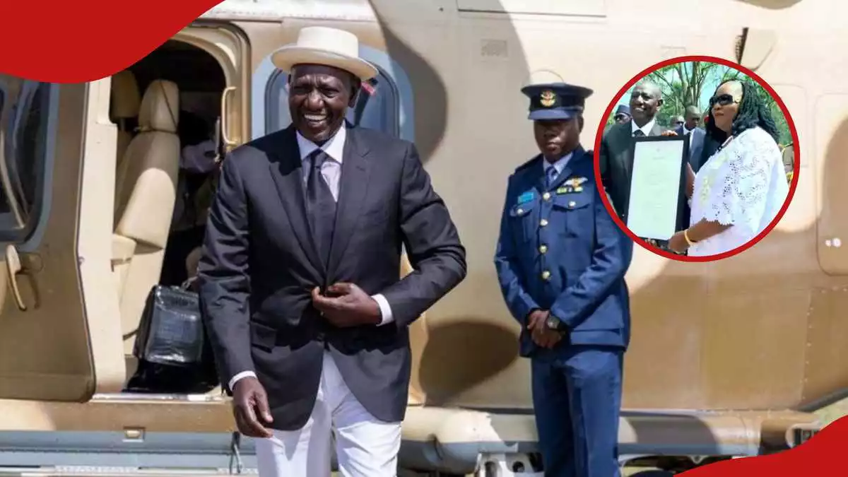 William Ruto, Ida Odinga don white while commissioning Raila Odinga's mausoleum