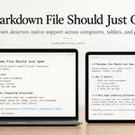 A Markdown File Should Just Open