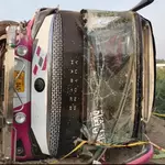 10 killed, 44 injured as passenger bus overturns on highway in Punjab's Rajanpur