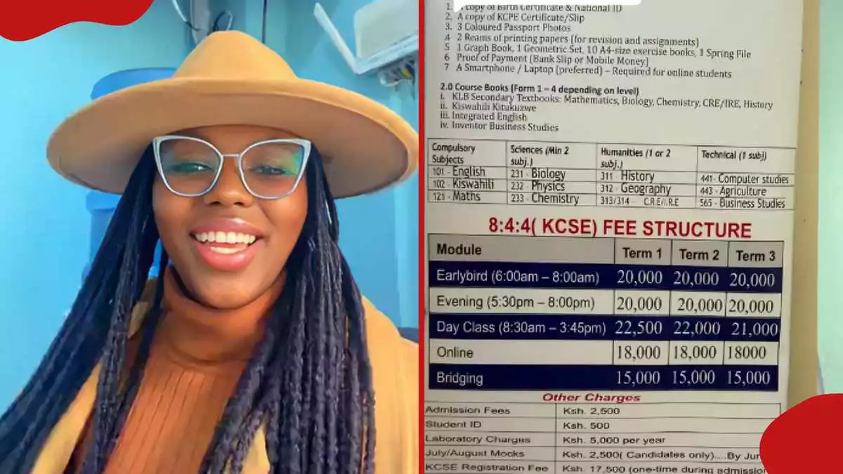 Nairobi Gen Z setting to sit for 2026 KCSE exam shares fee structure: "Kuna online classes"
