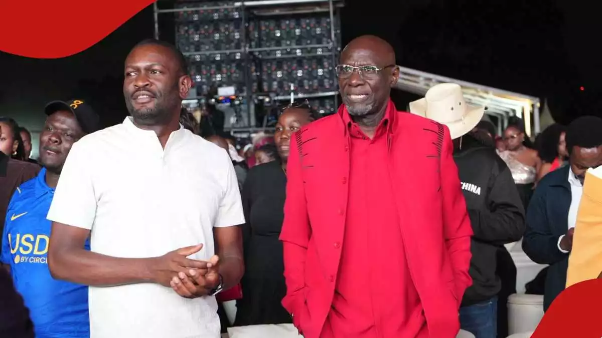 Fred Machoka's 50th media anniversary: Crowd erupts in cheers as Edwin Sifuna arrives
