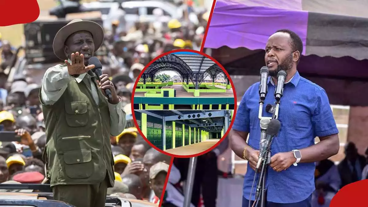 Trans Nzoia: Tension as Natembeya allocates market stalls ahead of Ruto's official opening