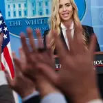 New Trump spokeswoman makes White House debut, takes only 3 questions