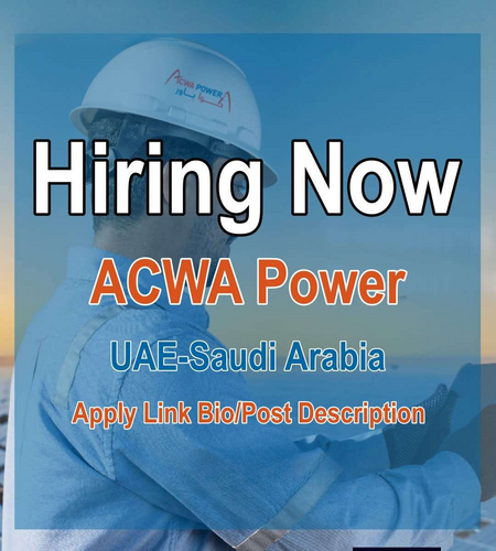 ACWA Power Careers and Jobs UAE and Saudi Arabia (2026)