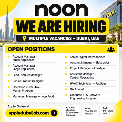 Noon - Dubai and across UAE – Latest Jobs 2026