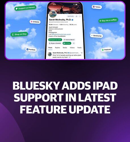 Bluesky iPad Support Arrives in Latest Feature Update
