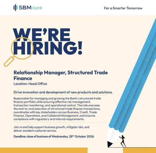 SBM Bank Kenya is Hiring! 📢