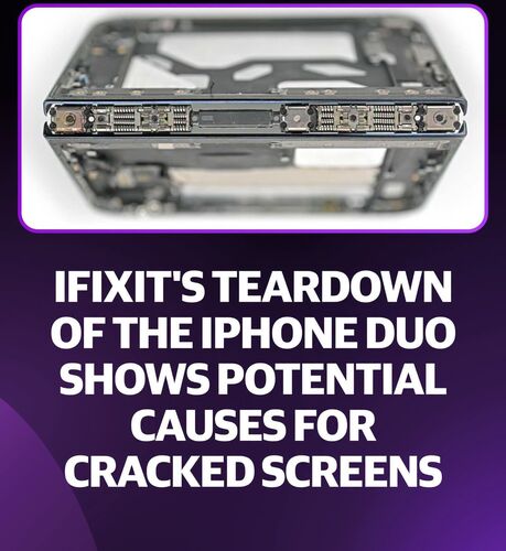 iPhone Duo Teardown: Why Screens Are Cracking