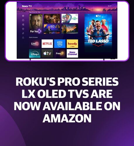 Roku Pro Series LX OLED TVs: Now Available on Amazon