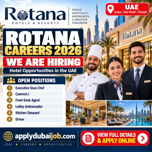 Rotana Hotels & Resorts is hiring - has announced multiple vacancies across various departments in the UAE!