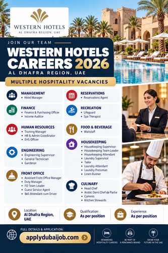 🏨 Western Hotels Careers 2026 – Al Dhafra, UAE!