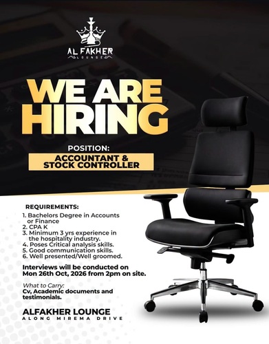 Exciting Job Opportunity at Al Fakher Lounge!