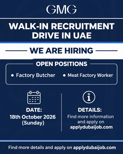 GMG Conducting Walk in Interview in Dubai, UAE!