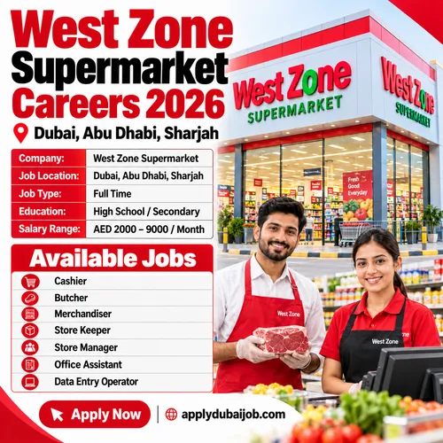 West Zone Supermarket is hiring for multiple positions!