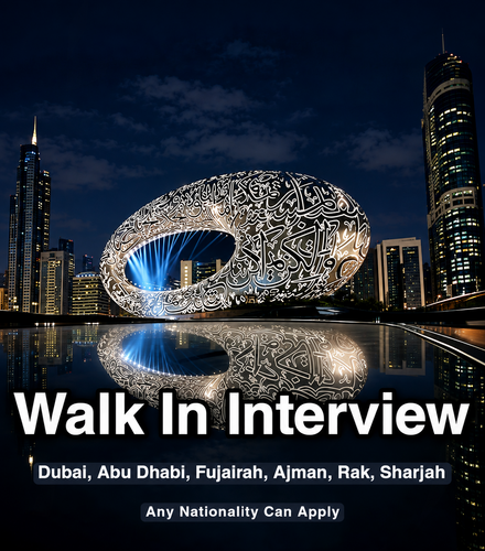 🚨 Walk in Interview in Dubai Today & Tomorrow October 2026 🇦🇪