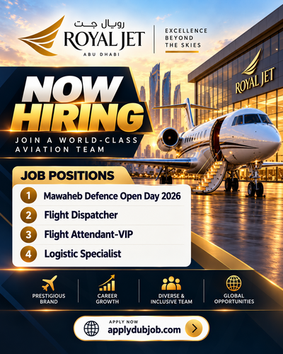 Royal Jet Jobs | RoyalJet Group Careers Abu Dhabi - UAE