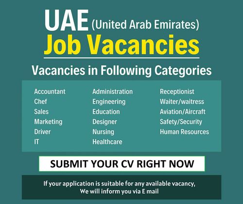 ➡️ We're Hiring! UAE Job Vacancies in Dubai & Abu Dhabi