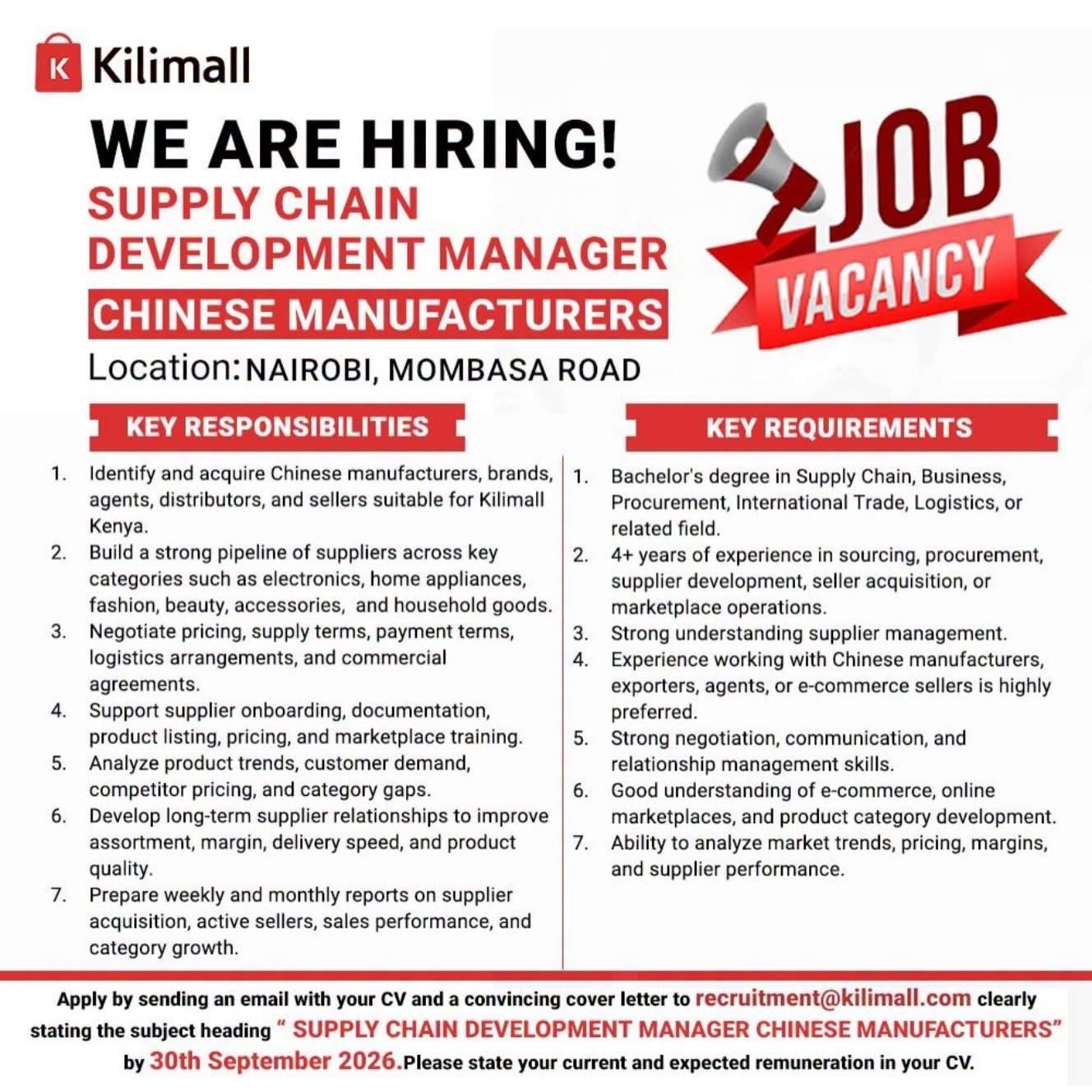 Exciting Job Opportunities at Kilimall