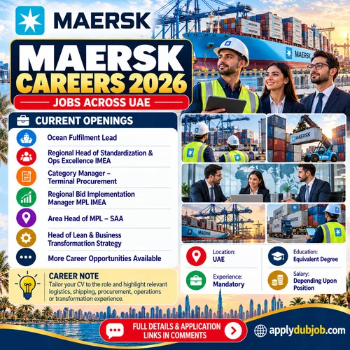 Maersk Logistics - UAE – Latest Jobs 2026