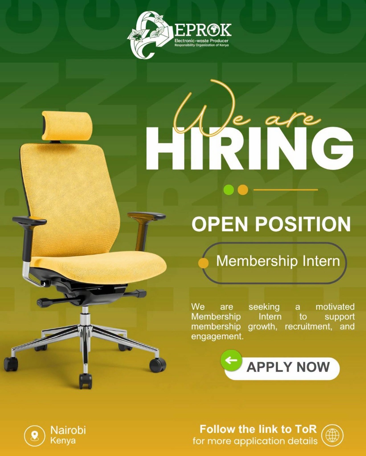 EPROK Kenya is hiring!