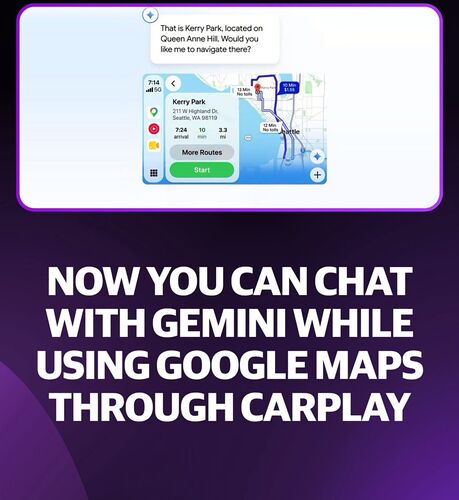 Gemini Google Maps: Chat With AI in CarPlay