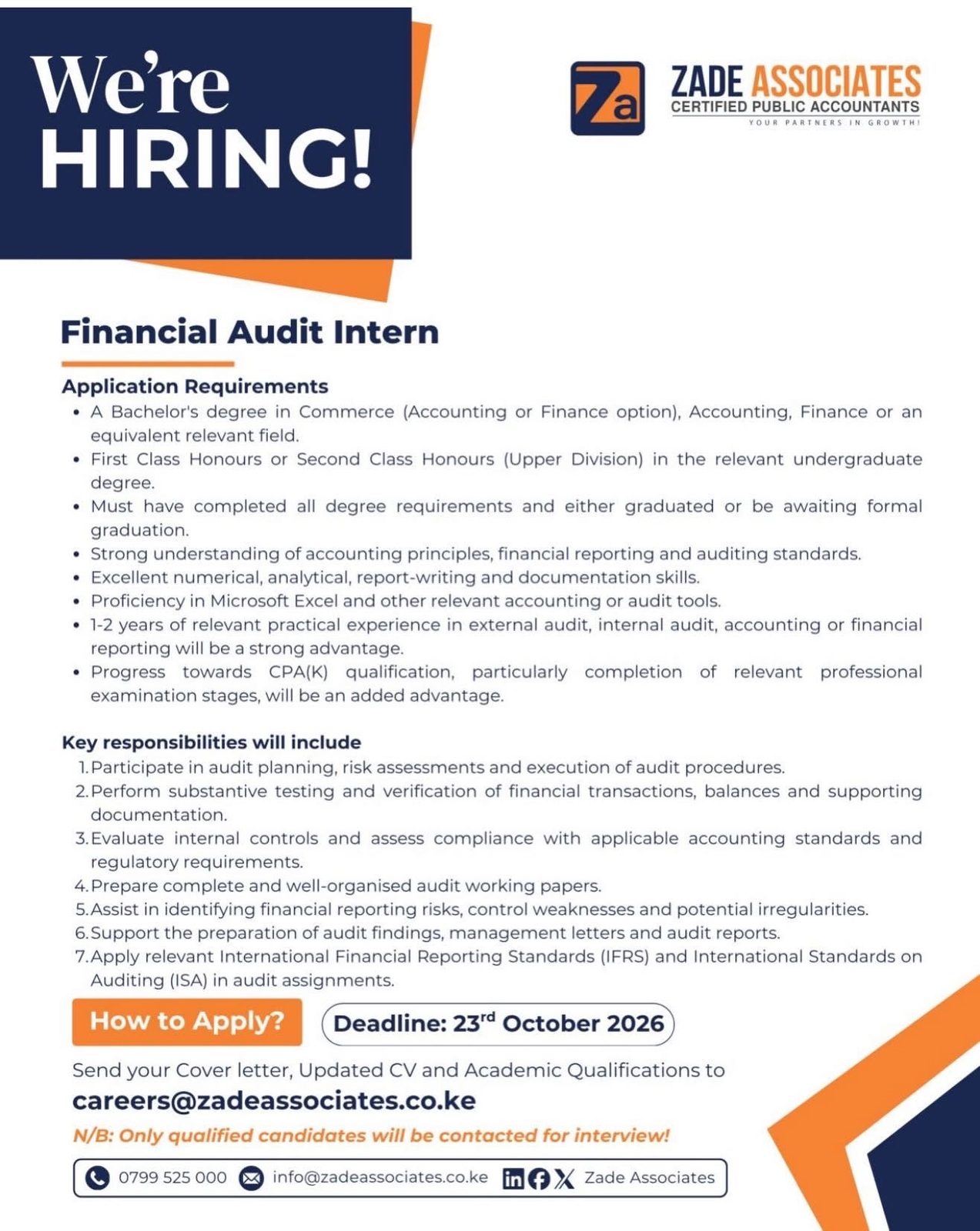 Exciting Job Opportunities at Zade Associates!