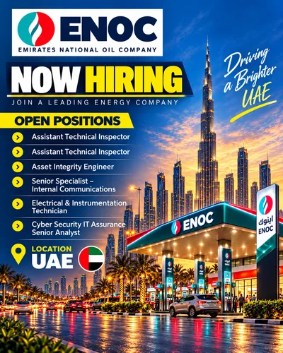 ENOC Jobs in Dubai - Emirates National Oil Company Hiring Now