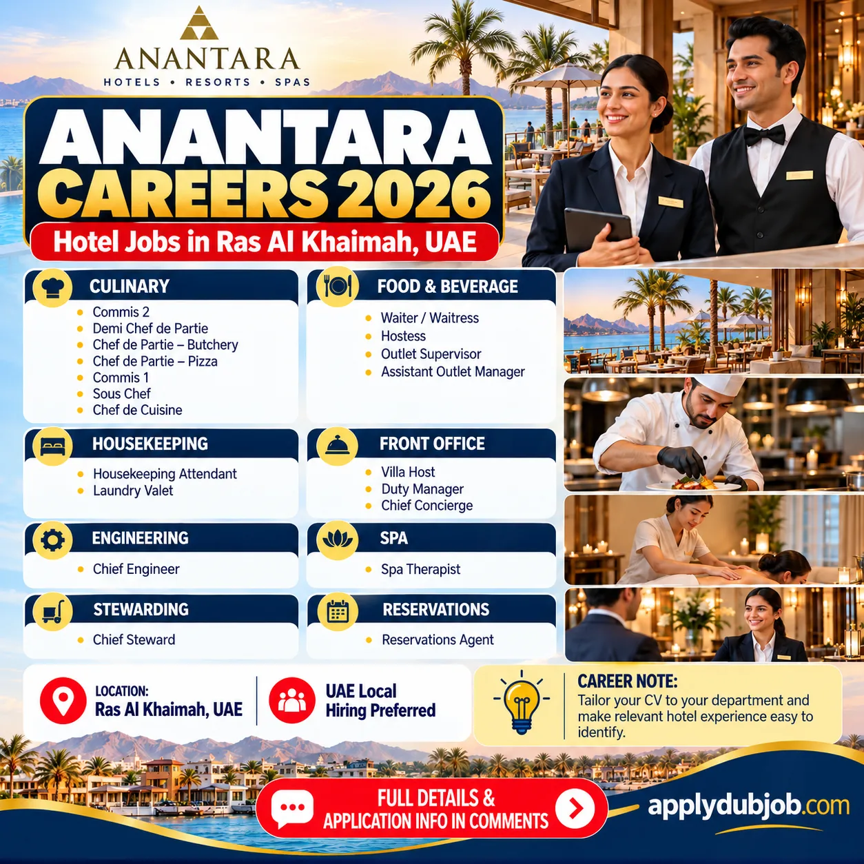 Anantara Hotel Dubai Careers – Latest Hotel Jobs 2026