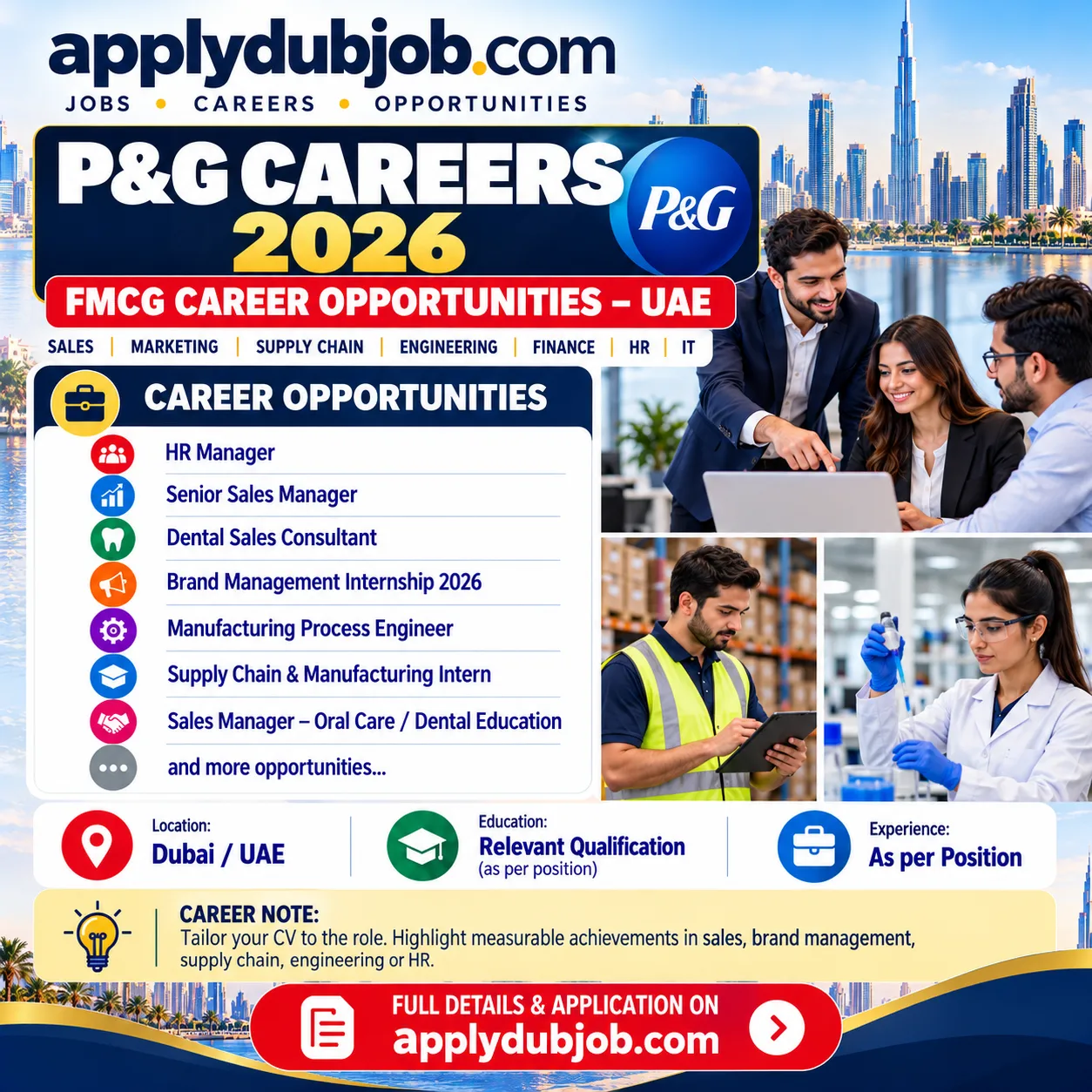 Procter & Gamble UAE is hiring in Dubai!