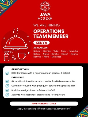 Java House is Hiring!