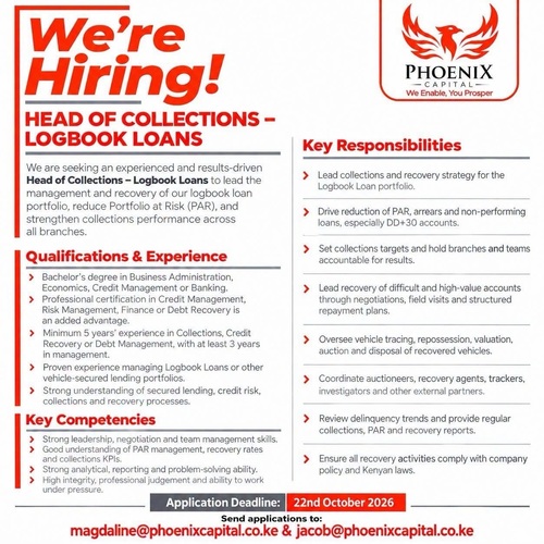 Exciting Job Opportunities at Phoenix Capital Limited