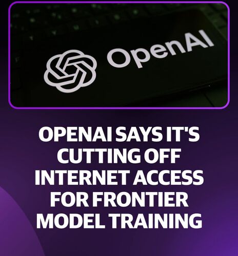 OpenAI Internet Access Cut for Frontier Model Training