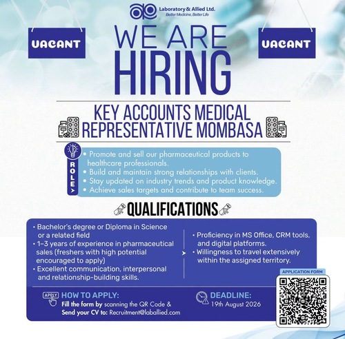 Laboratory & Allied Ltd. is hiring!