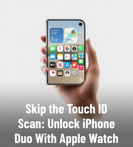 Unlock iPhone Duo With Apple Watch: Skip Touch ID