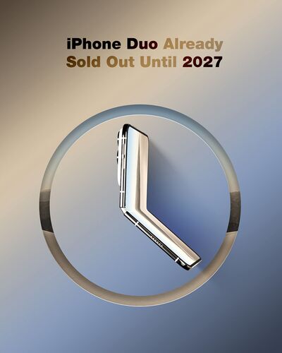iPhone Duo Sold Out for Christmas, Shipping Slips to 2027
