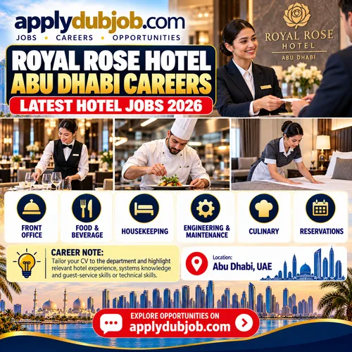 Royal Rose Hotel - Abu Dhabi  – Latest Jobs 2026